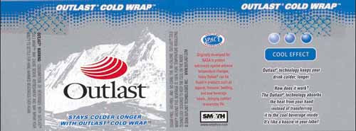 Outlast Cold Wrap Label